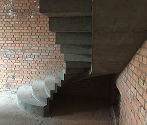 бетонные лестницы в КП Федоскино Парк