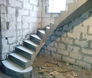 бетонные лестницы и забежные ступени