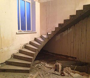 забежные ступени в Видном